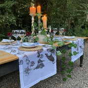 Camino de mesa Aves Chilenas - Velo Organza