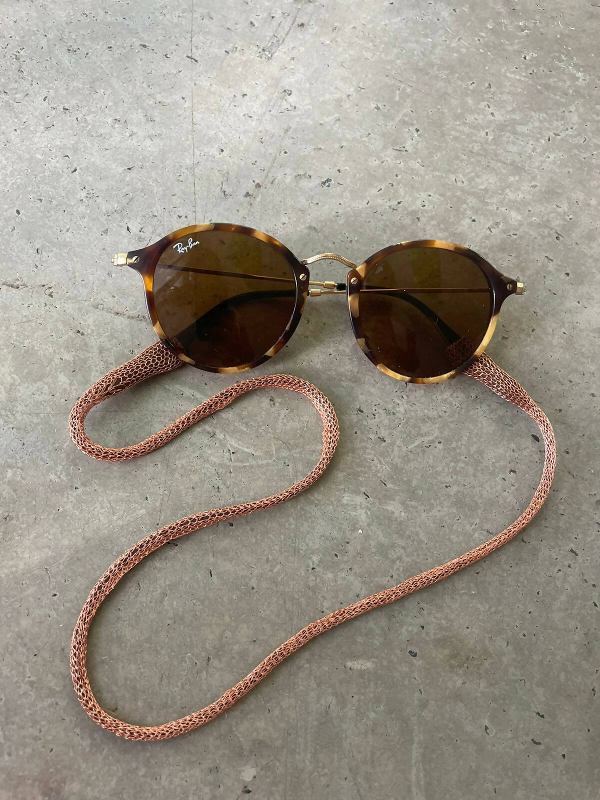 strap anteojos cobre
