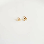 Estrellas lisas baño oro