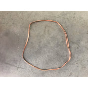 Collar cobre tejido nudo corrido