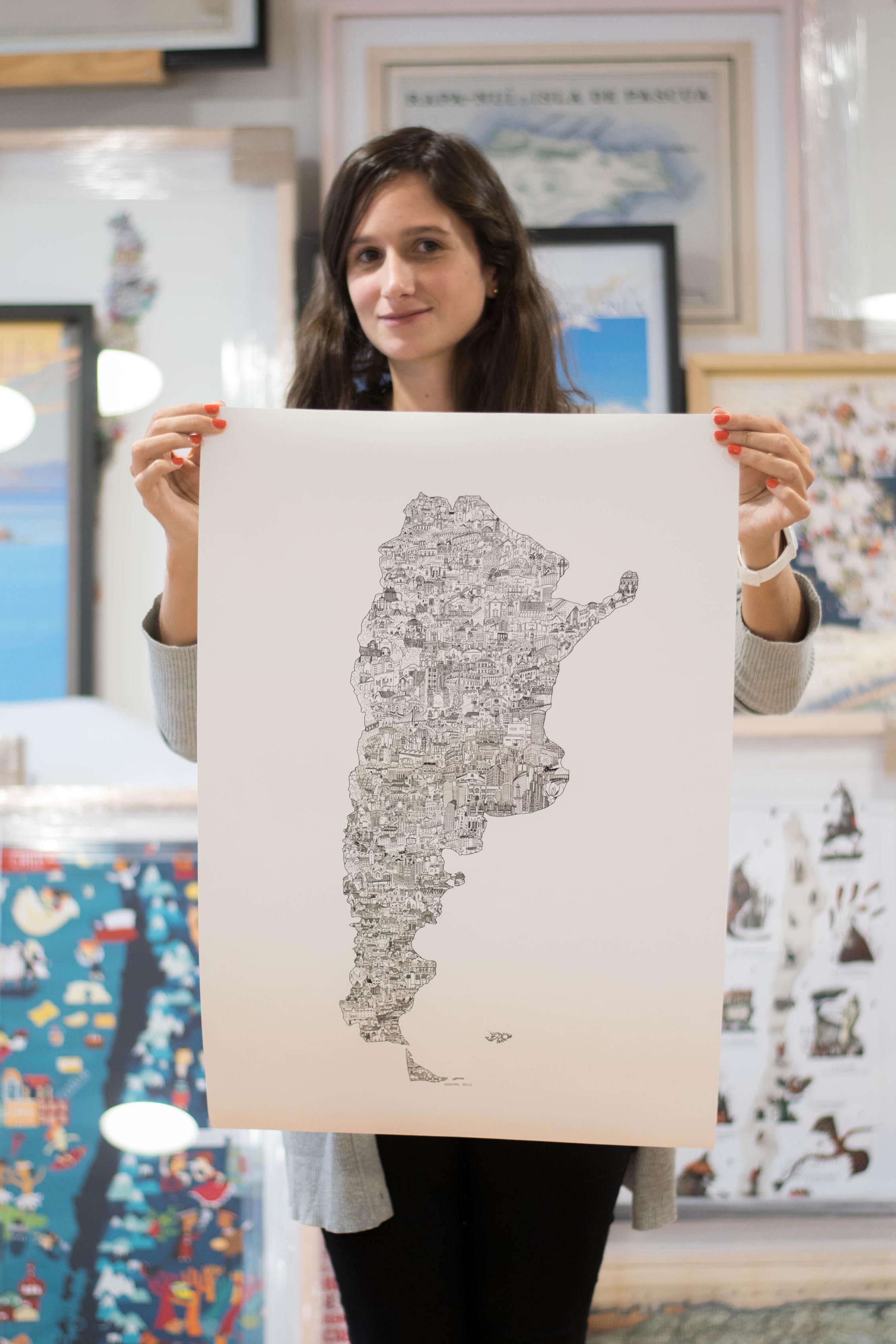 Argentina a Mano - Lámina - Mappin