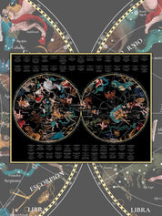 Mapa Celestial Ilustrado - Lámina - Mappin