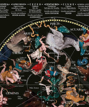 Mapa Celestial Ilustrado - Lámina - Mappin