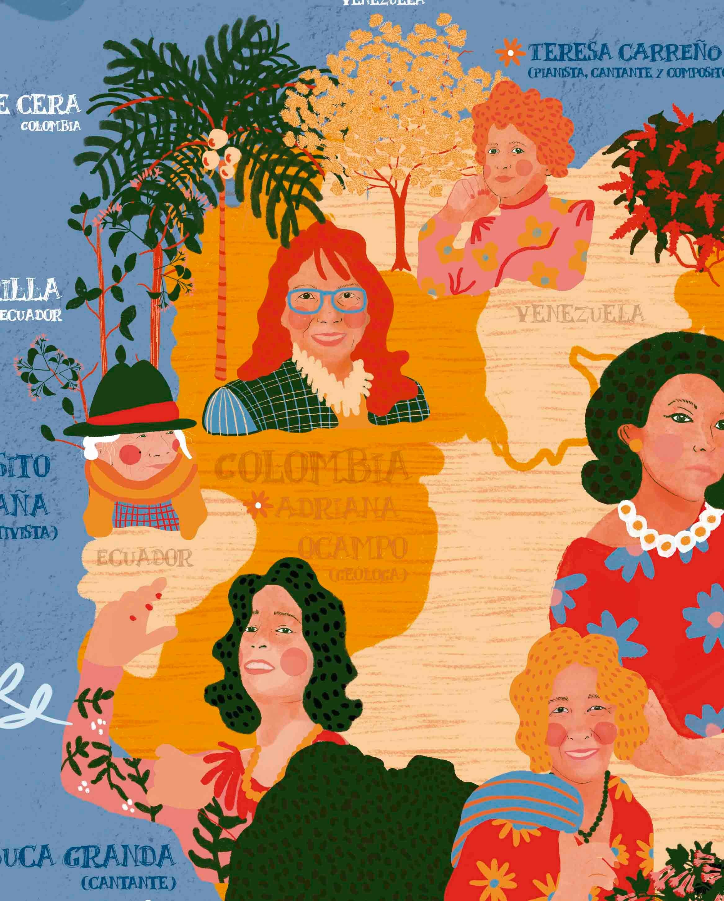 Raíces Fuertes de Sudamérica - Lámina - Mappin