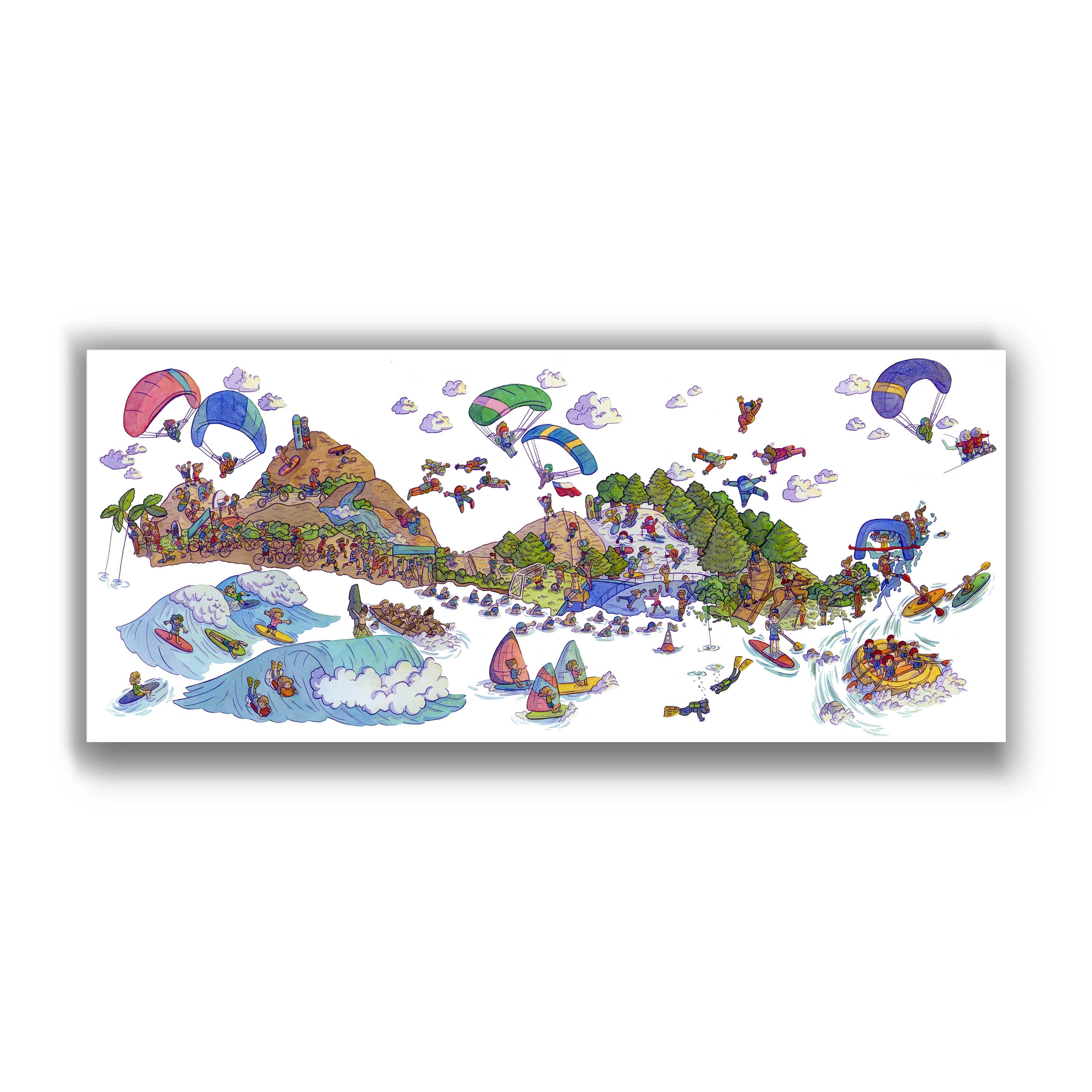 Mapa del Deporte - Lámina - Mappin