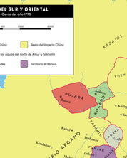 Mapa de Asia en 1775 - Lámina