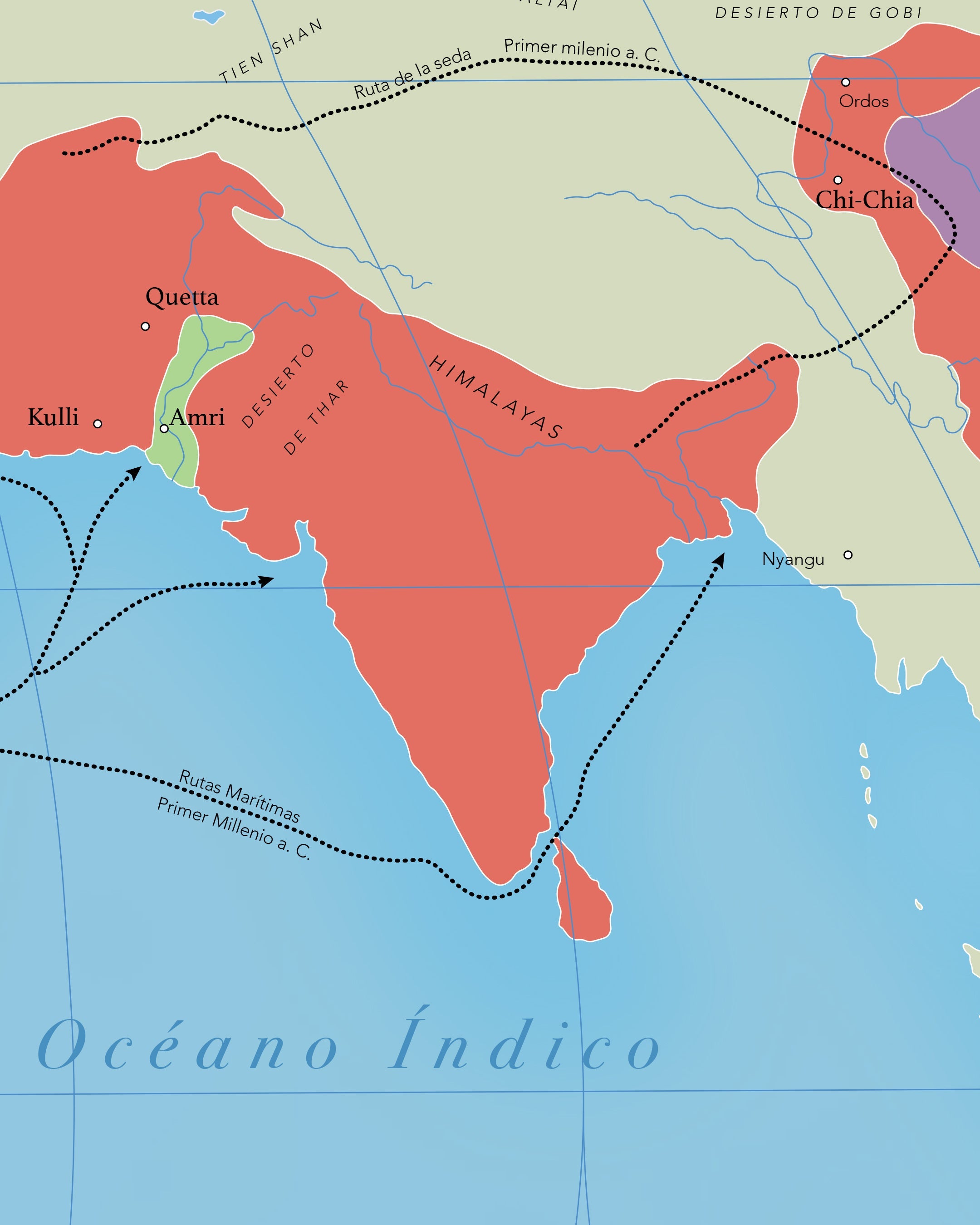 Eurasia El Crecimiento de la Civilización - Lámina