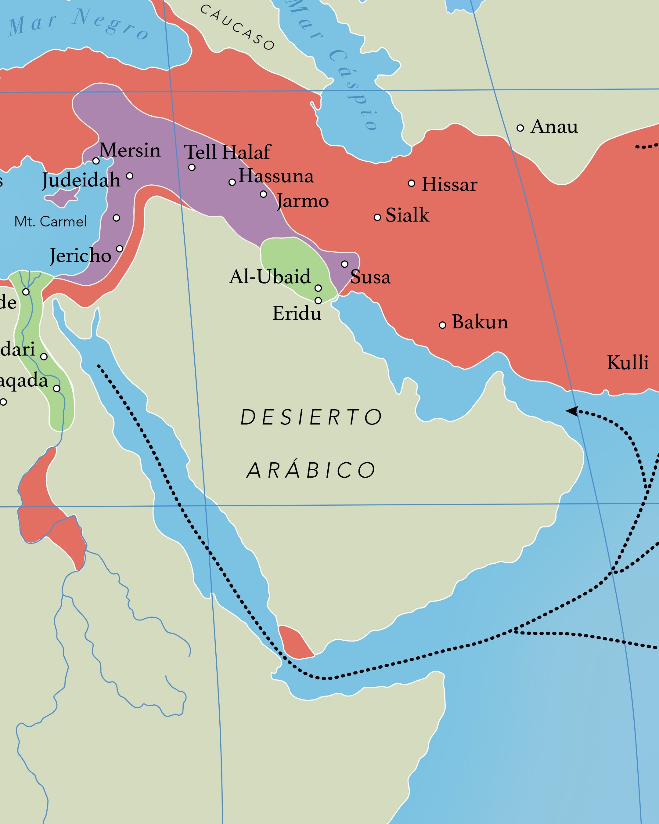 Eurasia El Crecimiento de la Civilización - Lámina