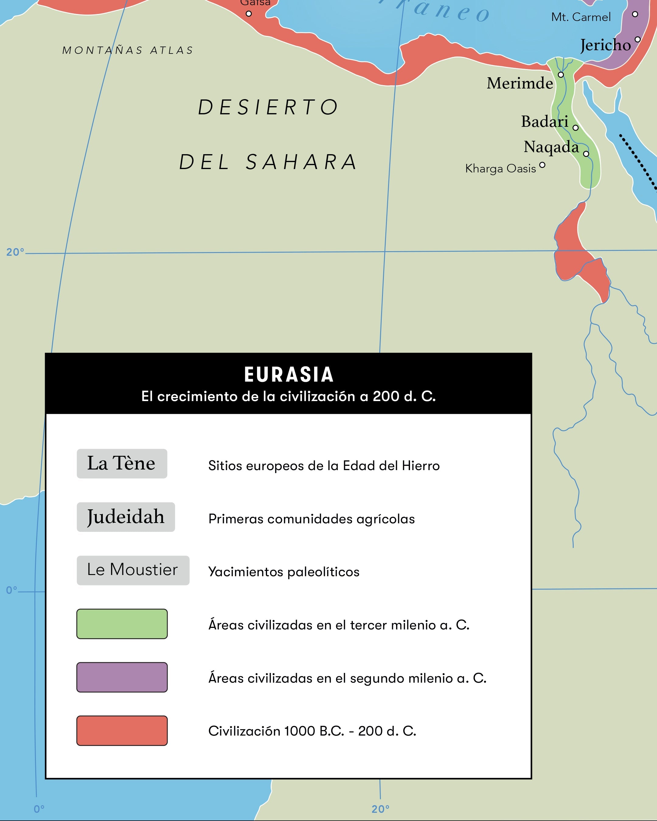 Eurasia El Crecimiento de la Civilización - Lámina