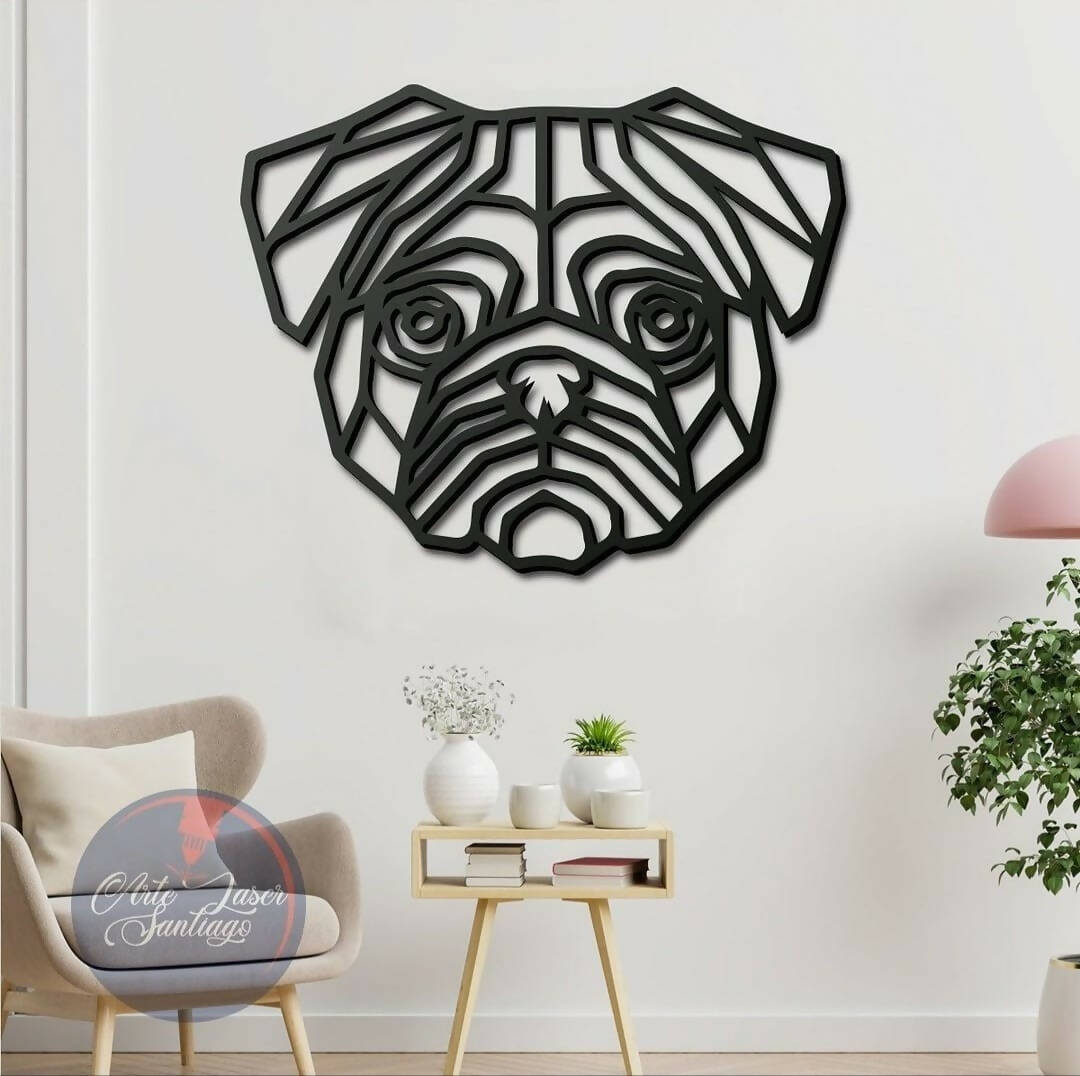 (A PEDIDO) Cuadro Pug 100x82cm