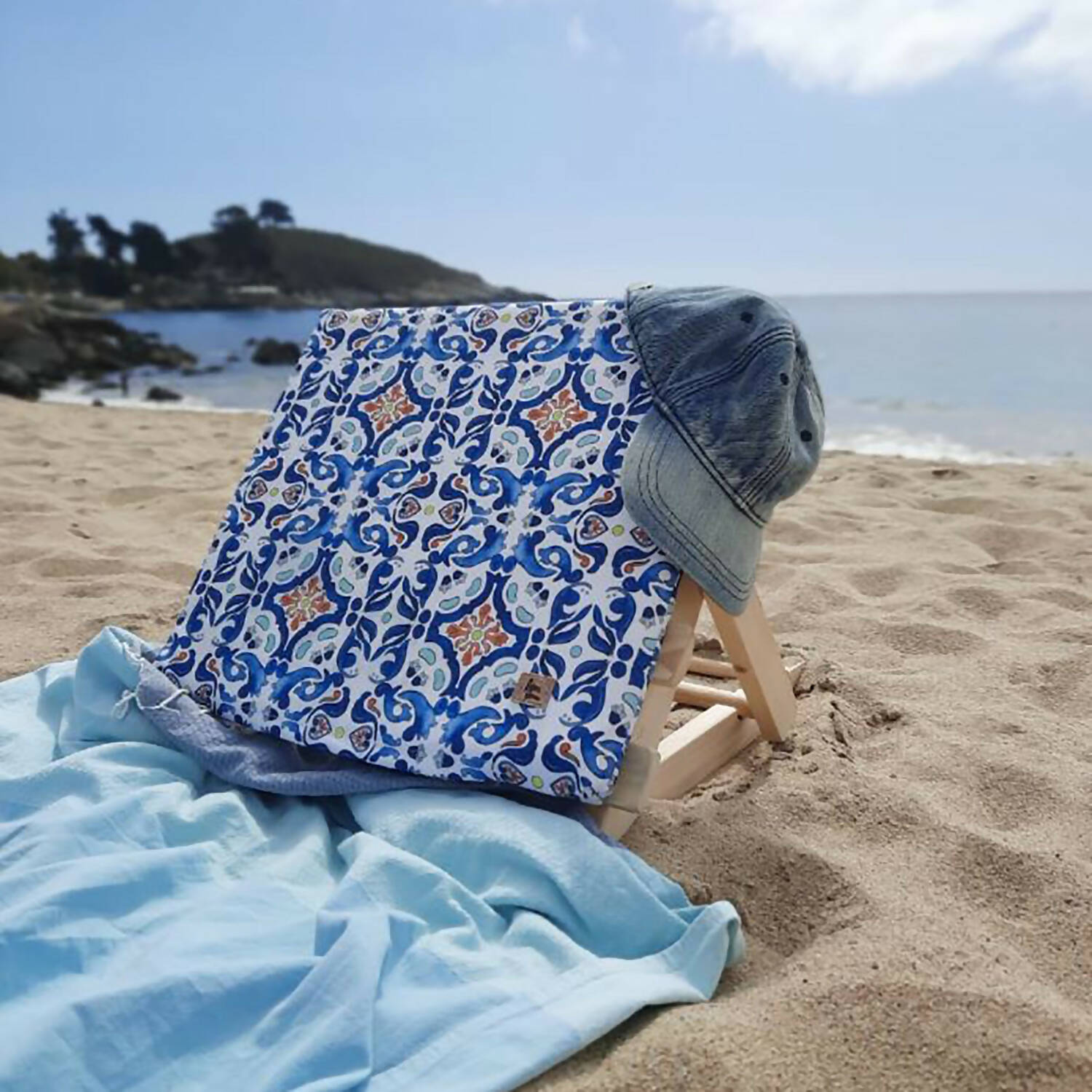 Reposera o respaldo de playa mosaico Paper Home