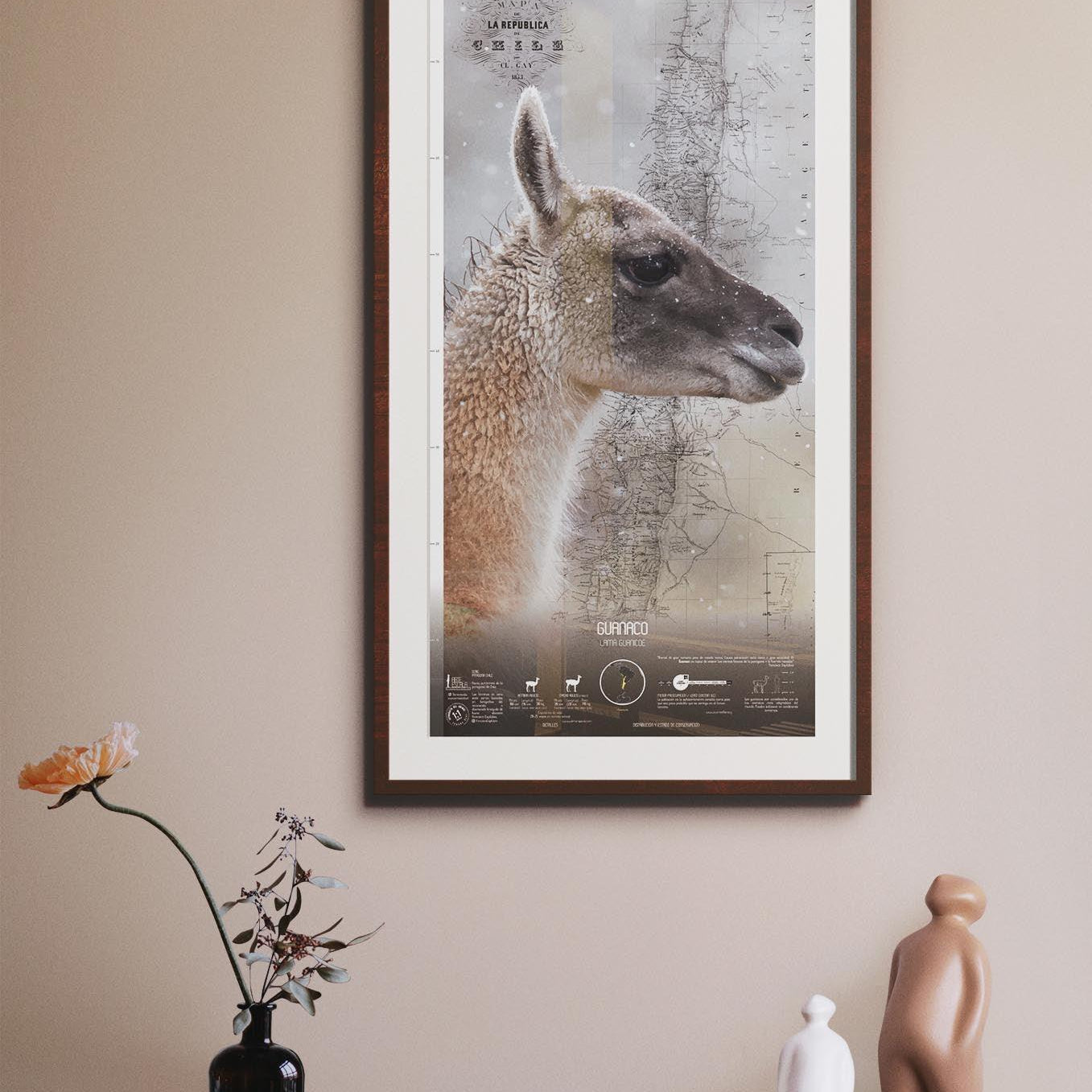Guanaco Arte Escala - Lámina - Mappin