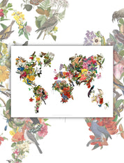 Mapa del Mundo Paraíso - Lámina - Mappin