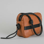 MINIKNOT Bandolera / Camel / Negro