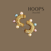 AROS HOOPS AVENUE GOLD
