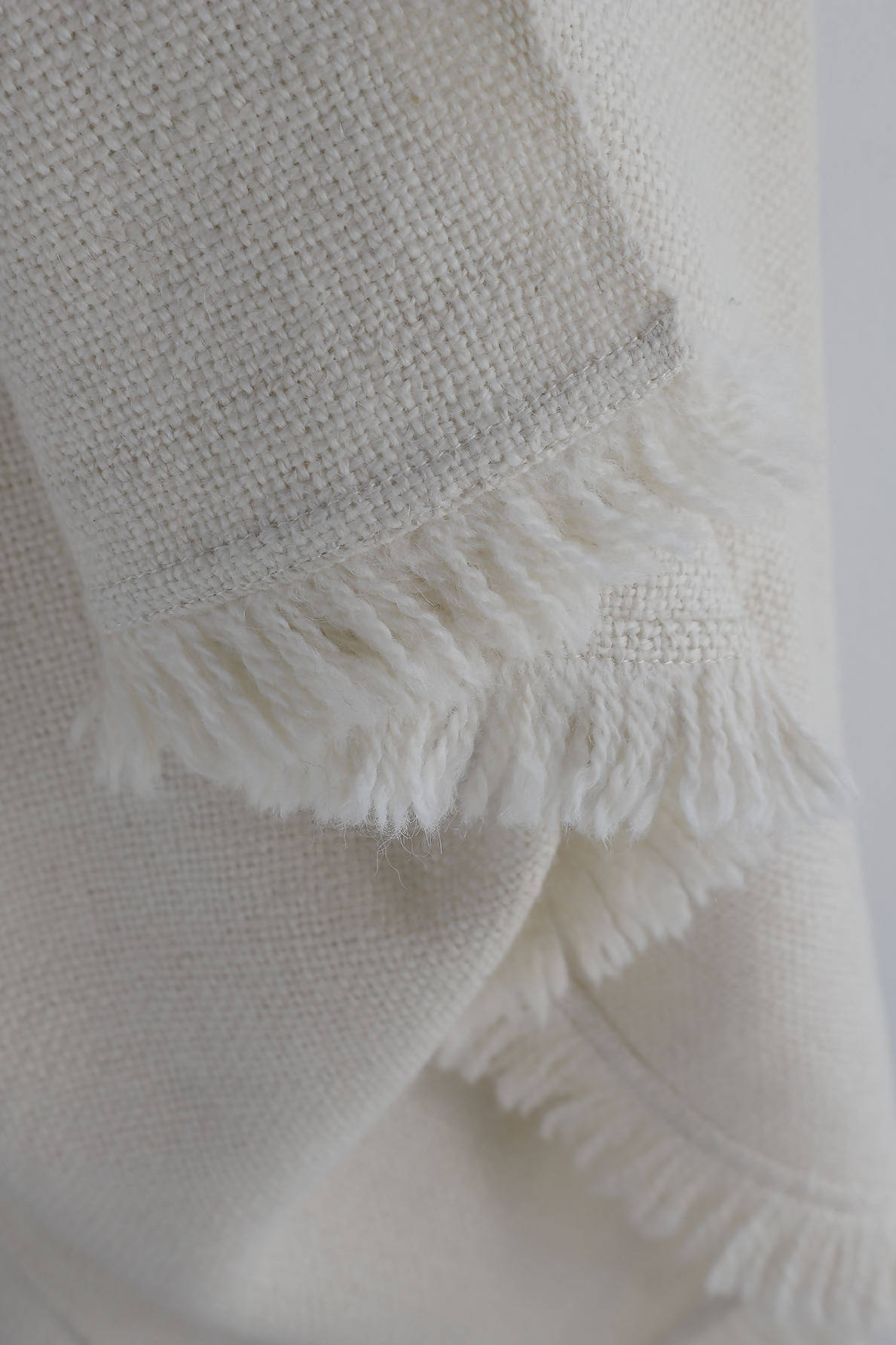 Chal o manta de guagua color crudo