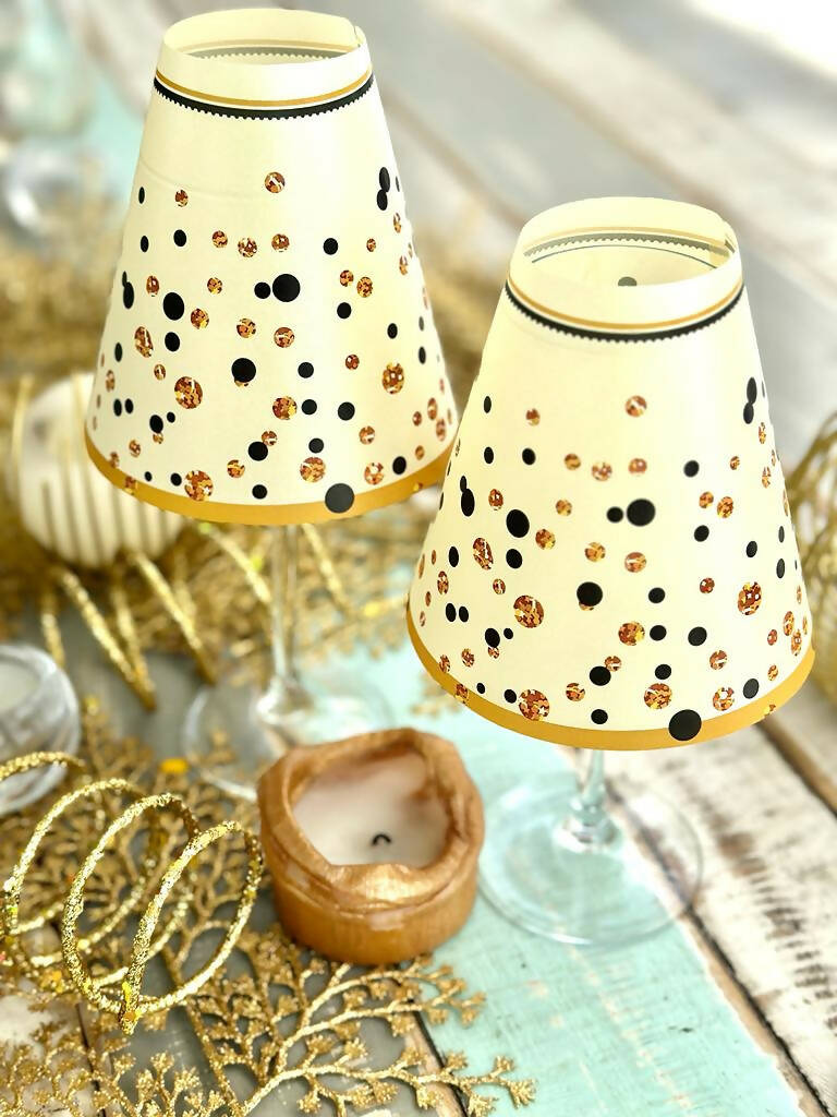 Pantallas para Copas Puntos Dorados