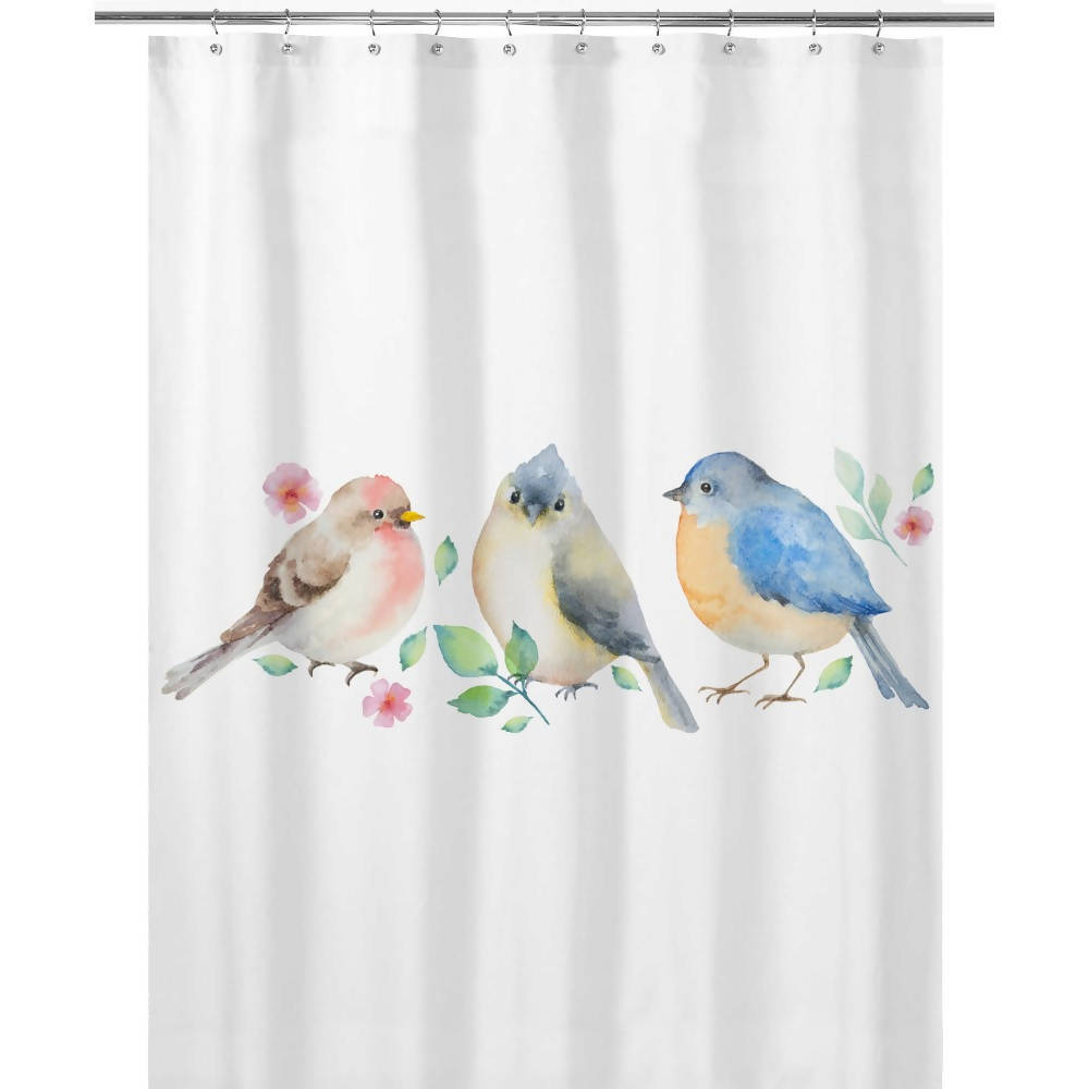 Cortina de baño Pajaritos