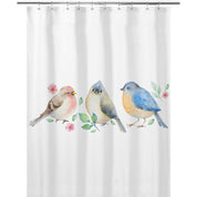 Cortina de baño Pajaritos