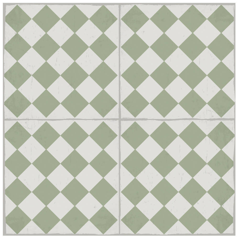 Baldosa Autoadhesiva Domino Verde