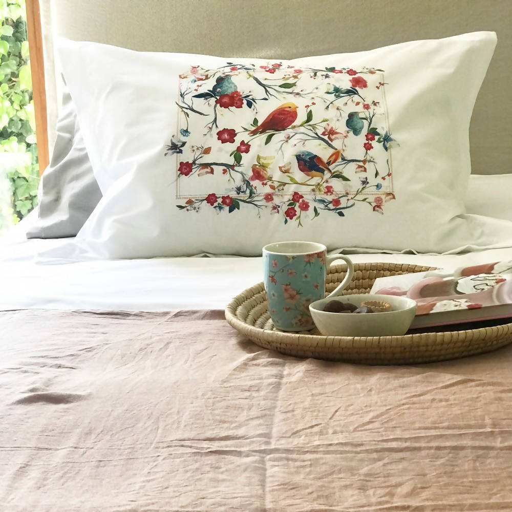 Funda de Almohada Pájaros Trama