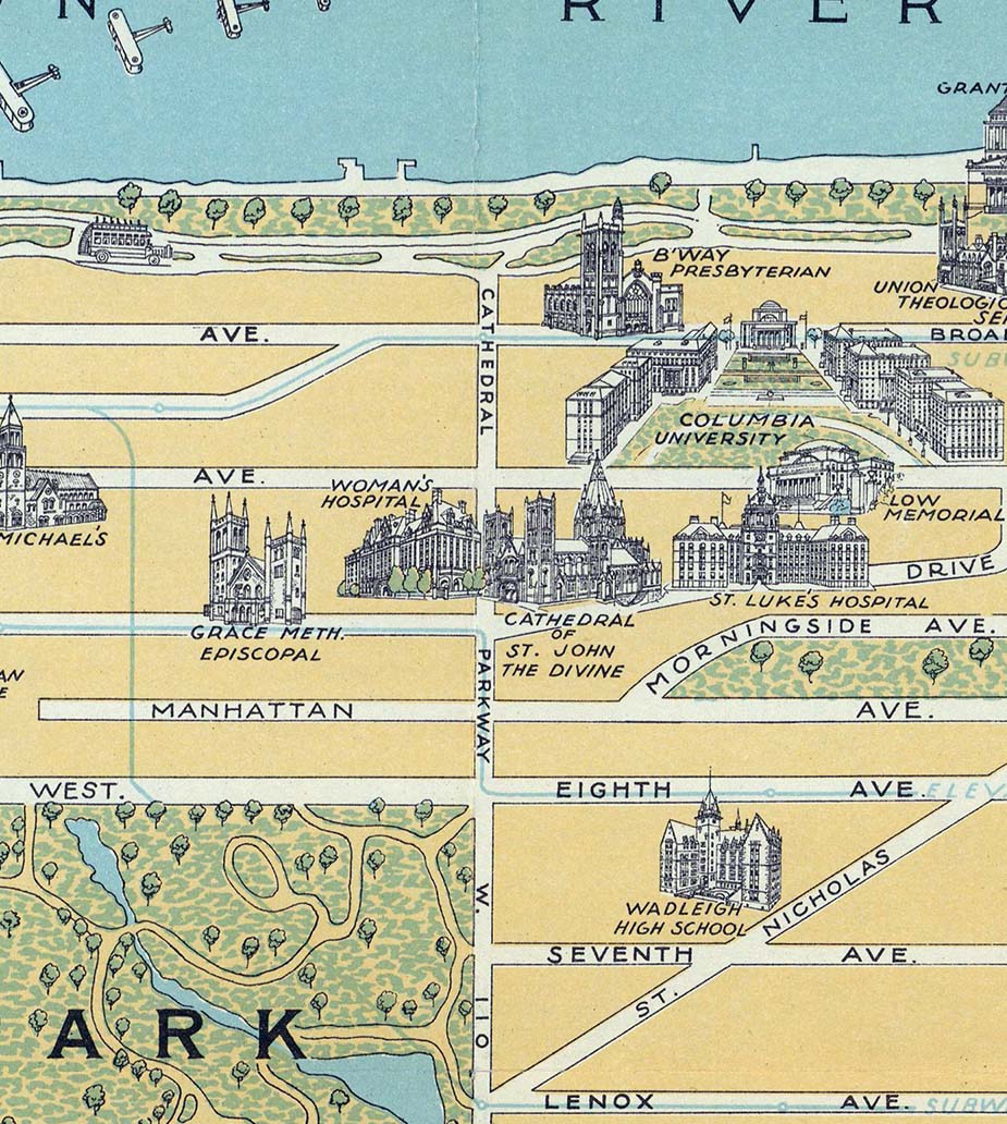 Nueva York ilustrado - Lámina