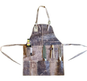 Pechera de cuero Diseño Unisex Café Oscuro