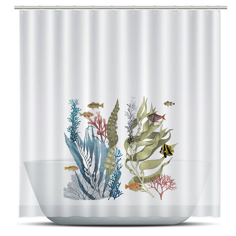 Cortina de Baño Algas