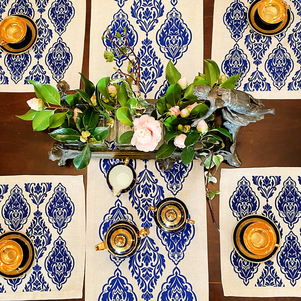 Camino de Mesa Arabesque - Linet Natural