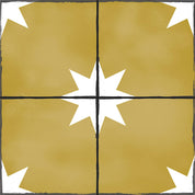 Baldosa Estrella Mostaza