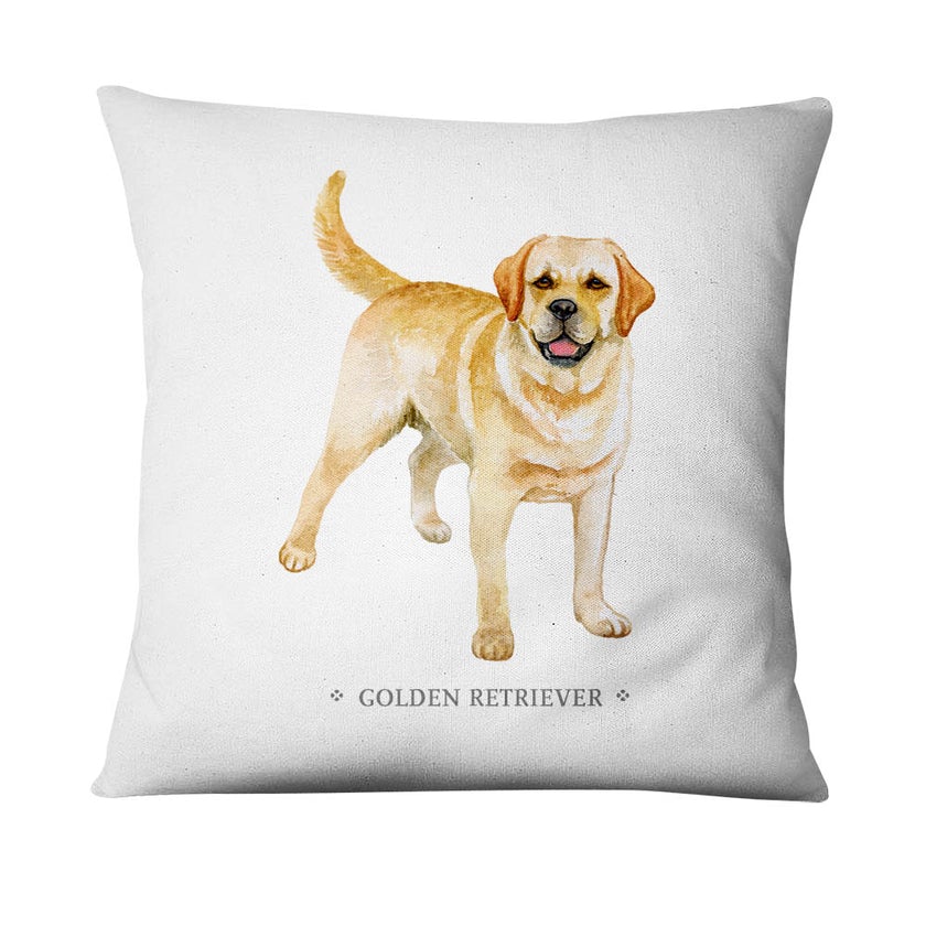 Funda cojin golden retriever