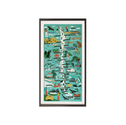 Puzzle Mapa de Chile Parques Nacionales 1000 Piezas