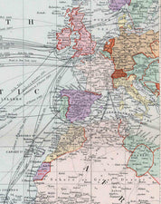 Mapa del Mundo Pacífico - Lámina