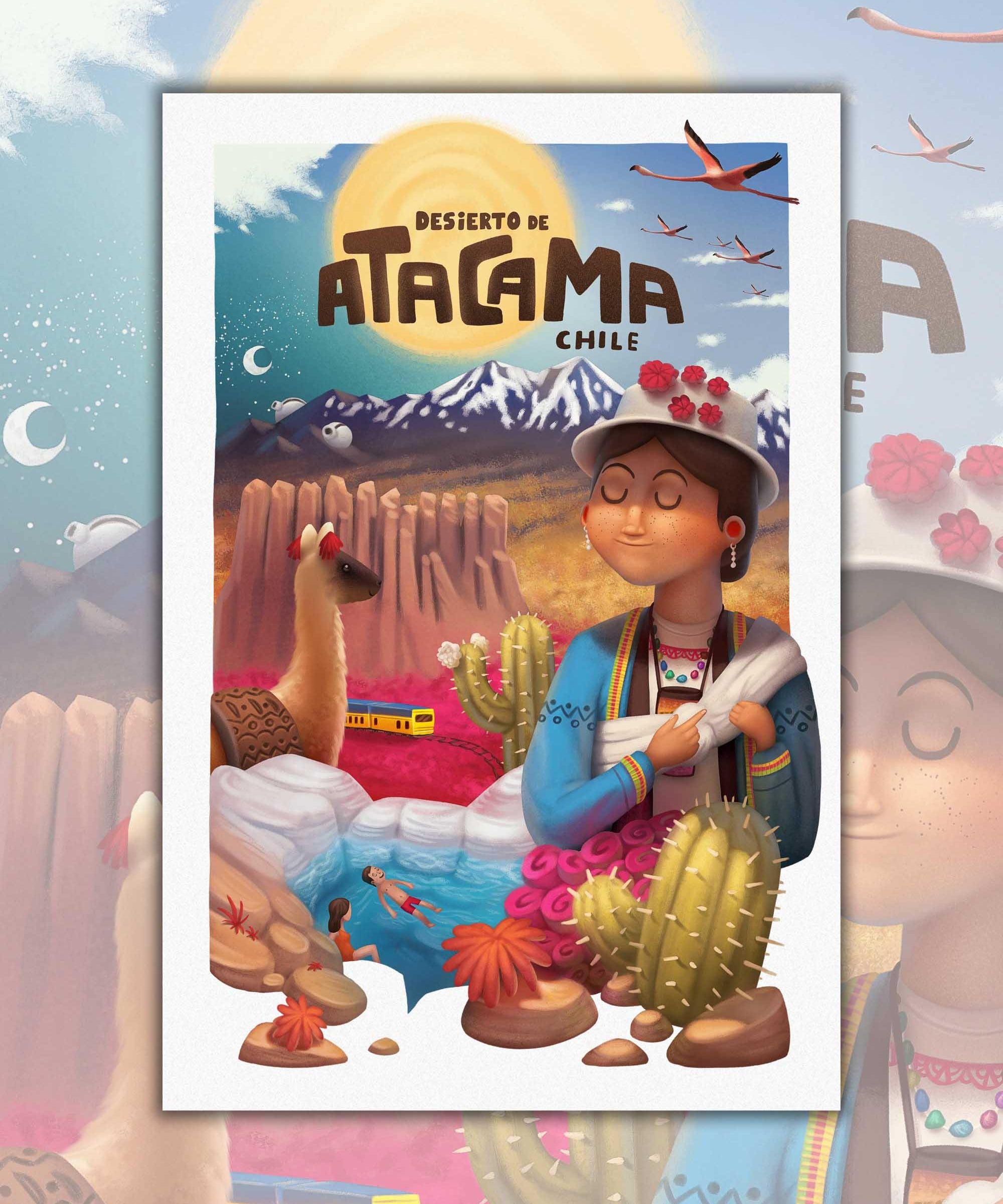 Poster Desierto de Atacama - Lámina - Mappin