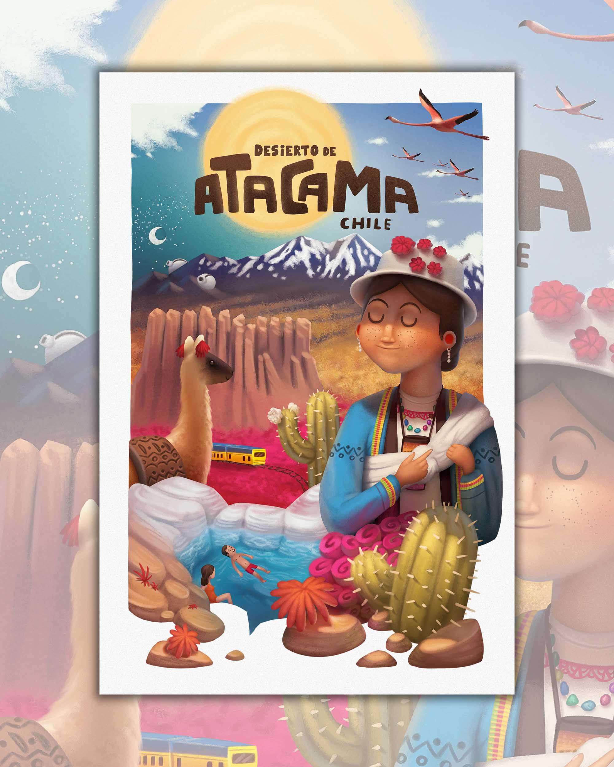 Poster Desierto de Atacama - Lámina - Mappin