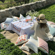 Camino de mesa velo organza Octopus