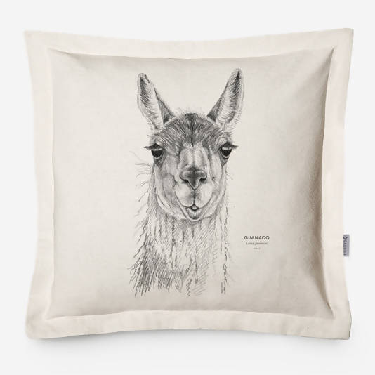 FUNDA COJÍN GUANACO
