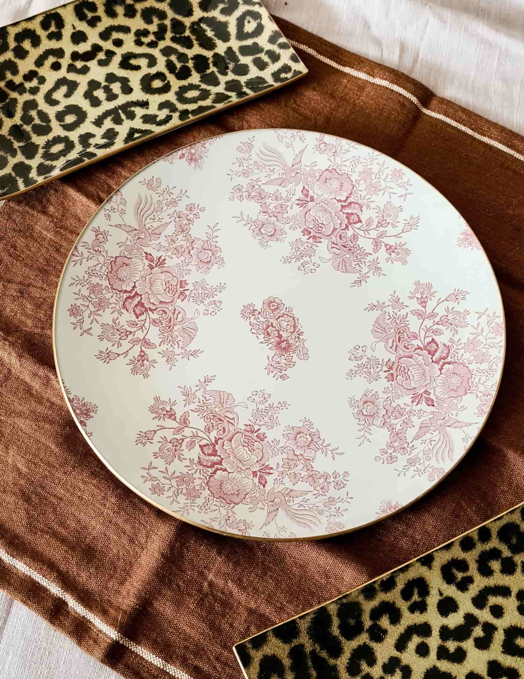 Bajo plato redondo 30 cm, Julia