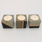 SETPOSAVELAS DE HORMIGÓN NEGRO COBRE