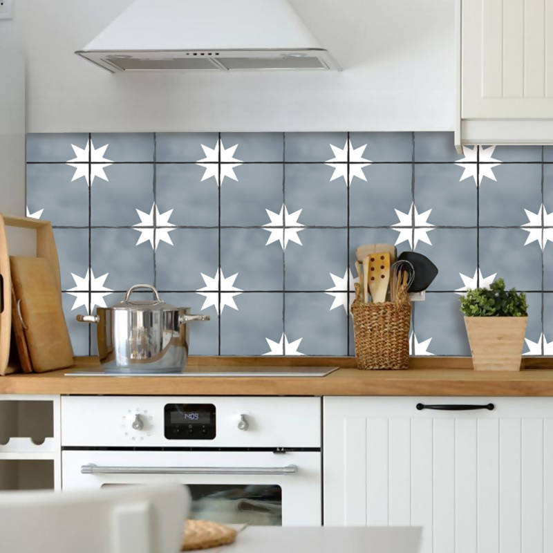 Baldosa Estrella Azul