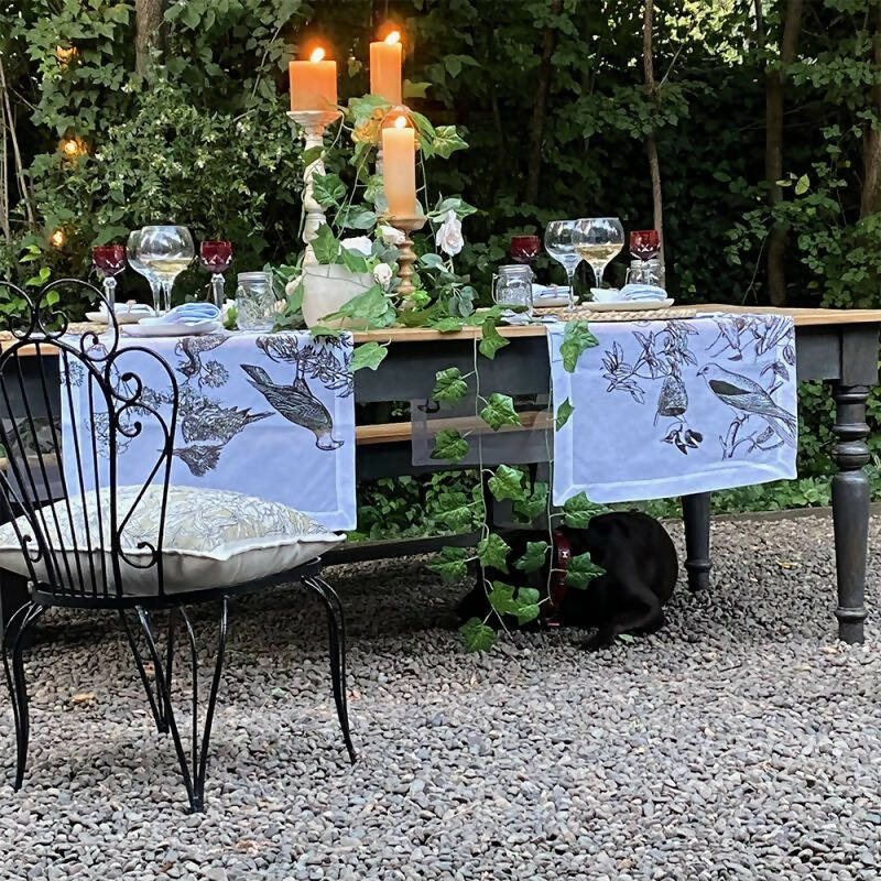 Camino de mesa Aves Chilenas - Velo Organza