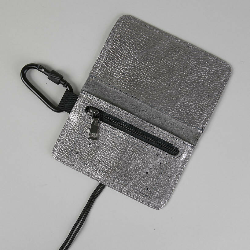 ROLLKNOT Tabaquera cuerda / Plateado / Negro