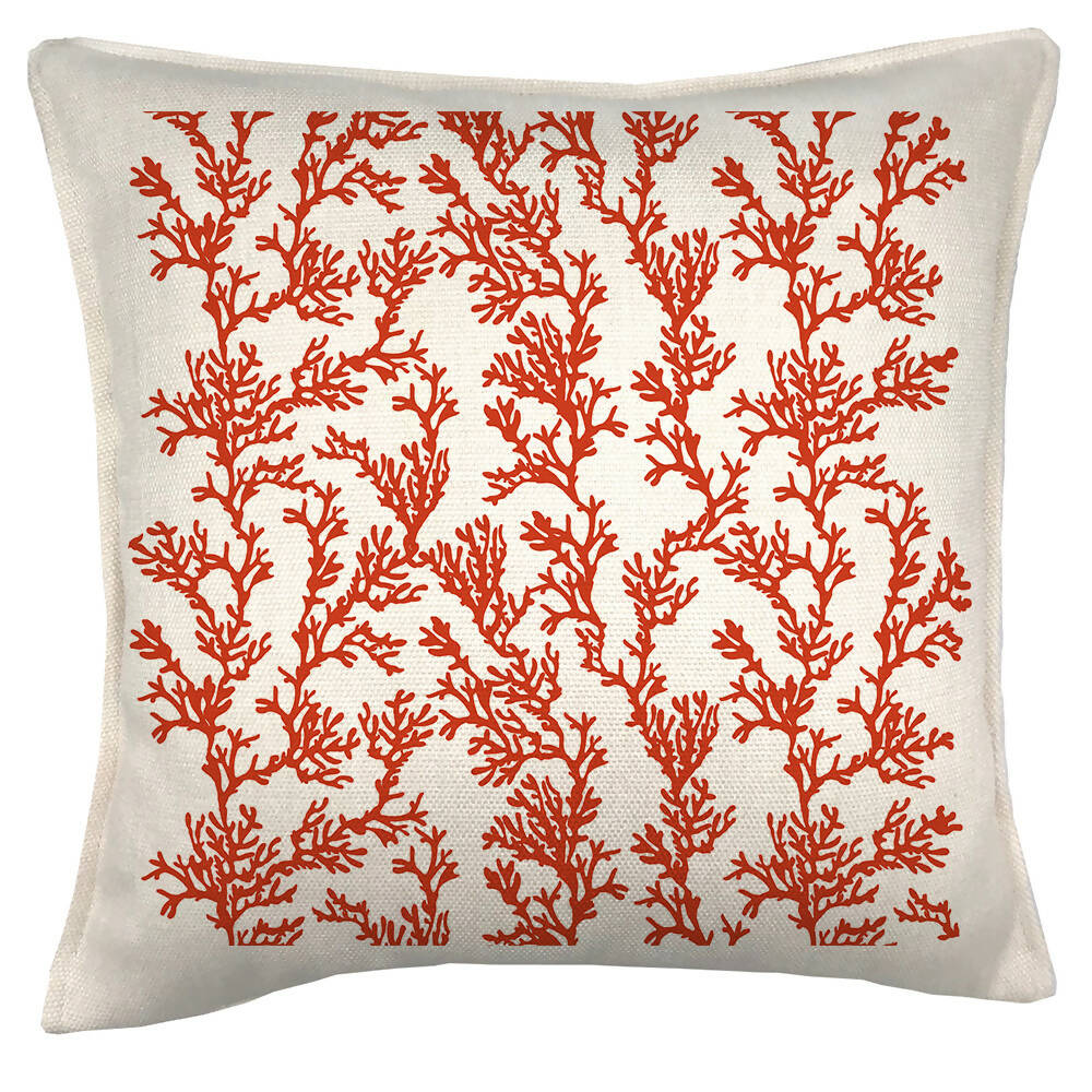 Cojín Algas rojo - 45 x 45