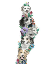 Mapa de Quiltros Chilenos - Lámina - Mappin