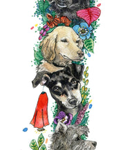 Mapa de Quiltros Chilenos - Lámina - Mappin