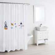 Cortina de baño Espacial