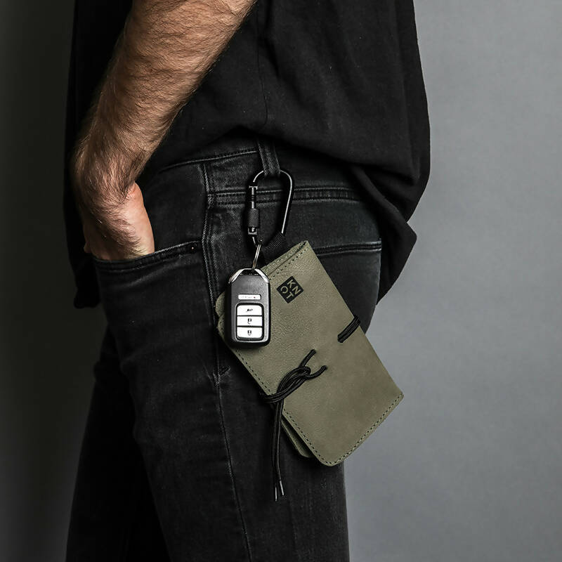 ROLLKNOT Tabaquera cuerda / Verde Militar / Negro