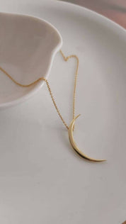 Cadena con luna baño oo