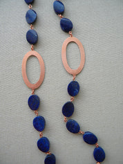 COLLAR COBRE LAPISLAZULI TOP