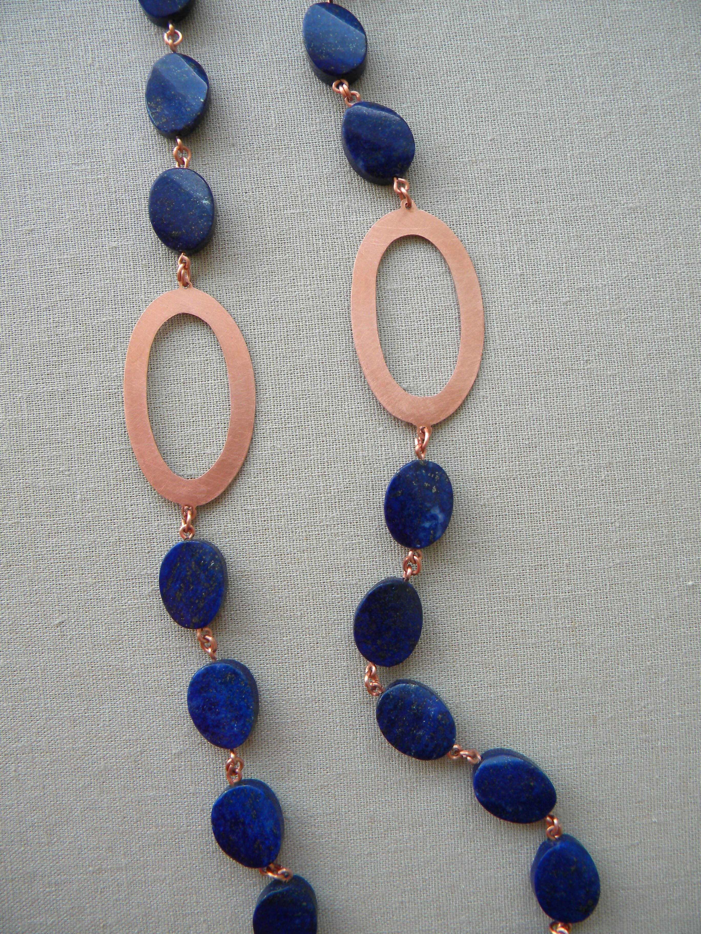 COLLAR COBRE LAPISLAZULI TOP
